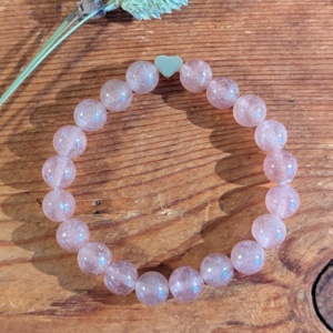 Armband "Moon Magic" Jordgubbskvarts #3