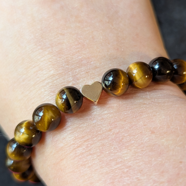 Armband "Fokus" Tigeröga #17